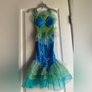 Cute blue/green Mermaid Dress, size US:XS(3) EU:98
